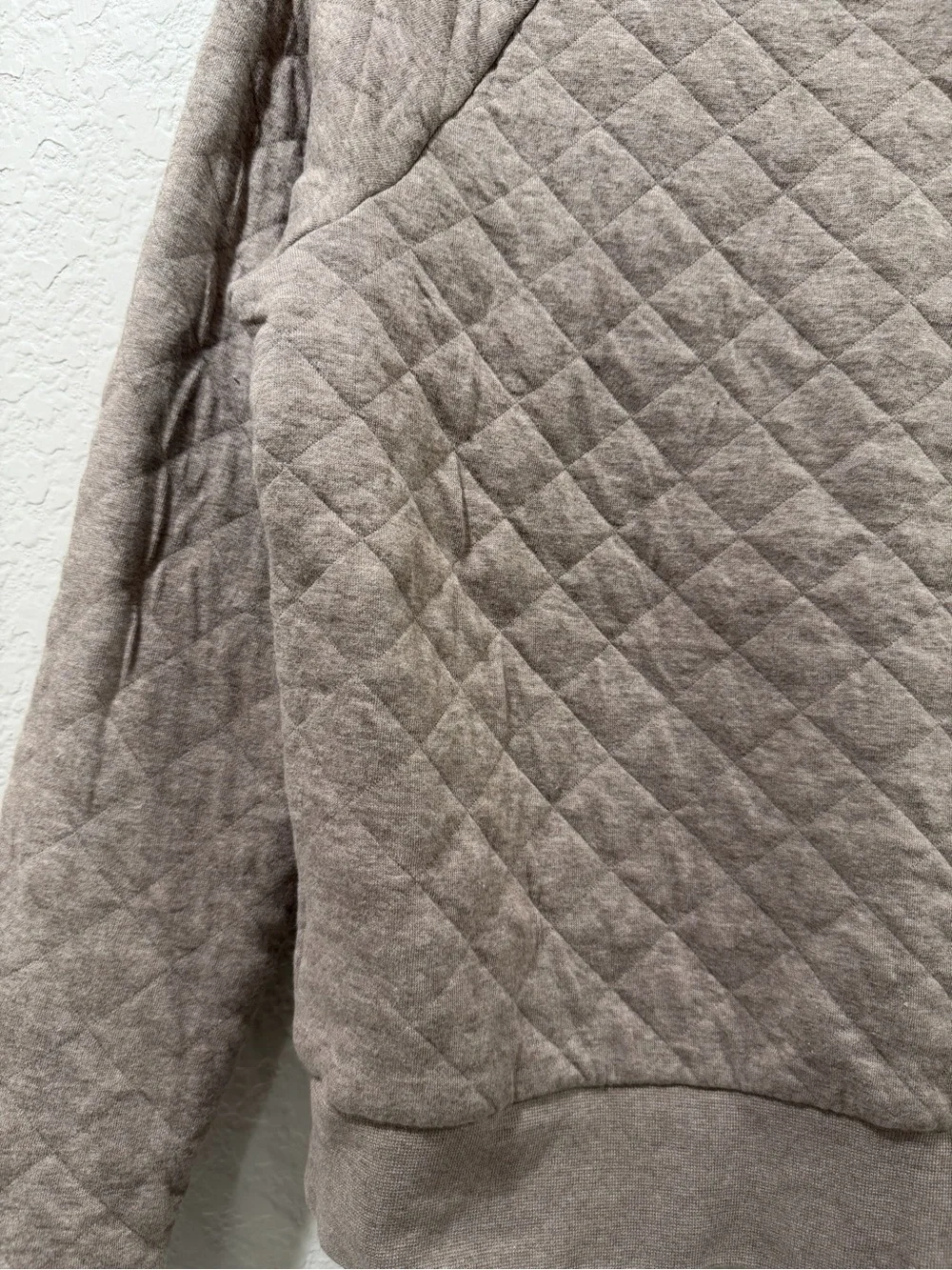 Patagonia Organic Cotton Quilt Crew Brown Size XS